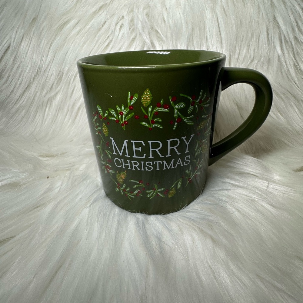 Threshold Green Merry Christmas Mug